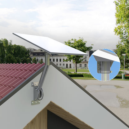 Starlink Gen 3 Dish Wall Mount Stainless Steel with Pipe Adapter